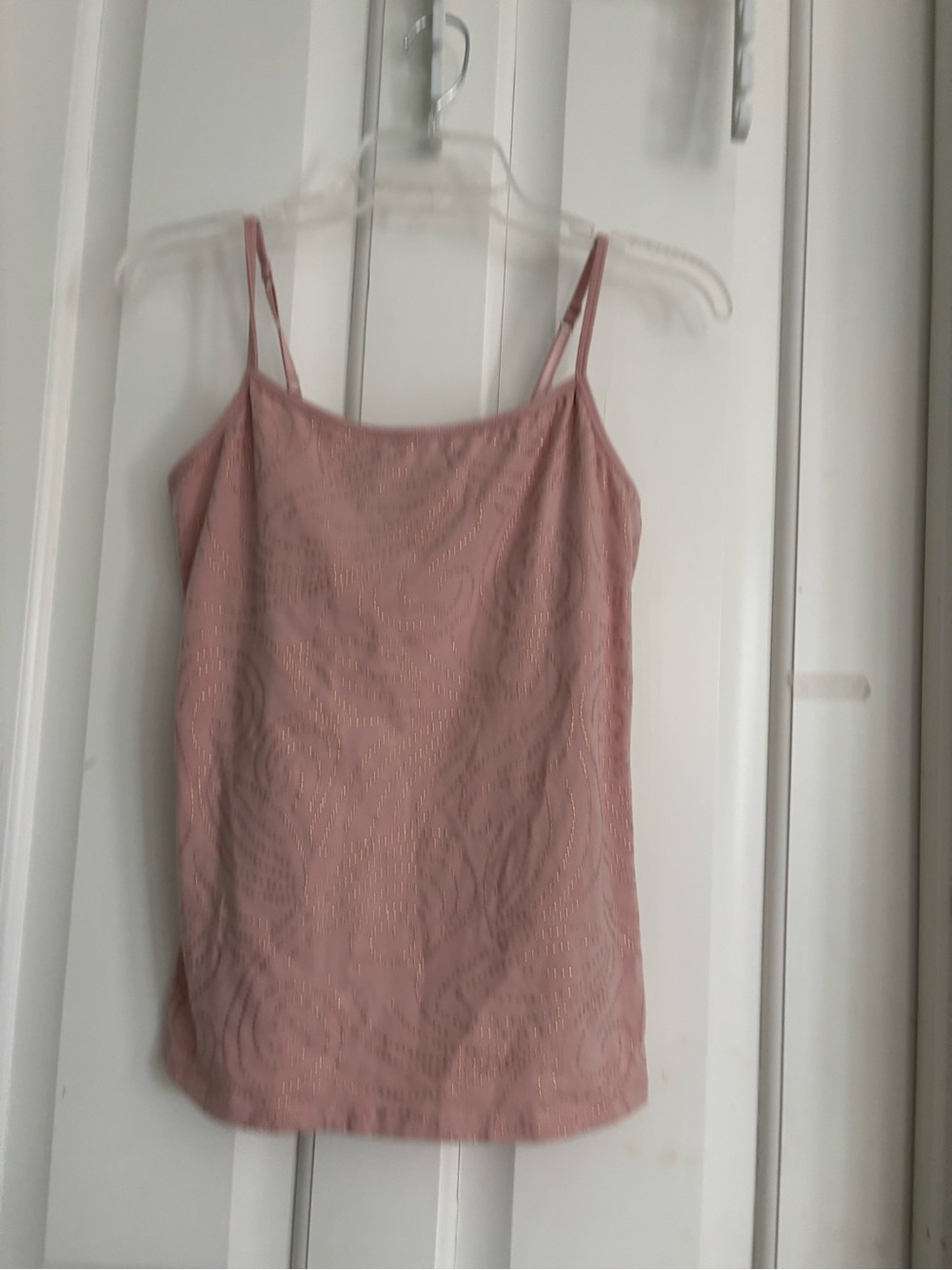 Style & Co. Dusty Rose Lace-Effect Spaghetti Strap Camisole